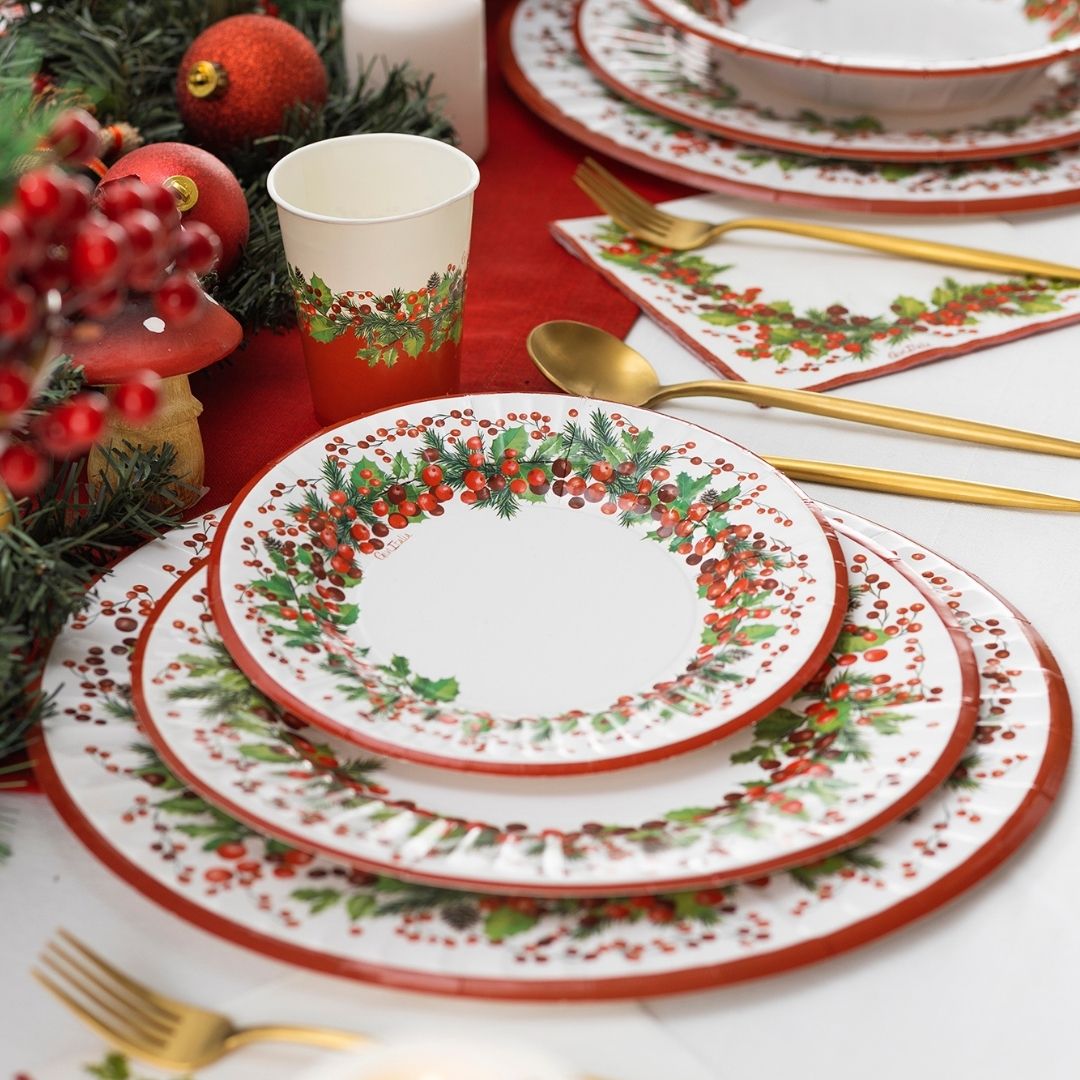 Red berries Christmas_overlay