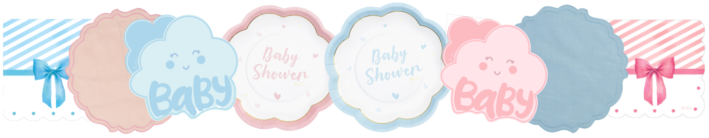 baby shower footer
