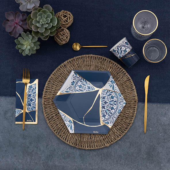 quadrato ambiente blu